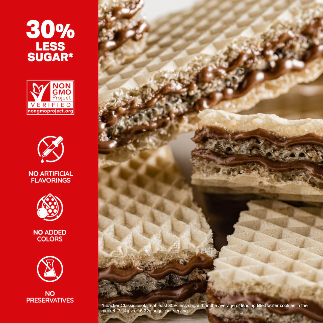 Classic Hazelnut, Creme-Filled Wafer Cookies, 6.17 oz. Bag - Image 3