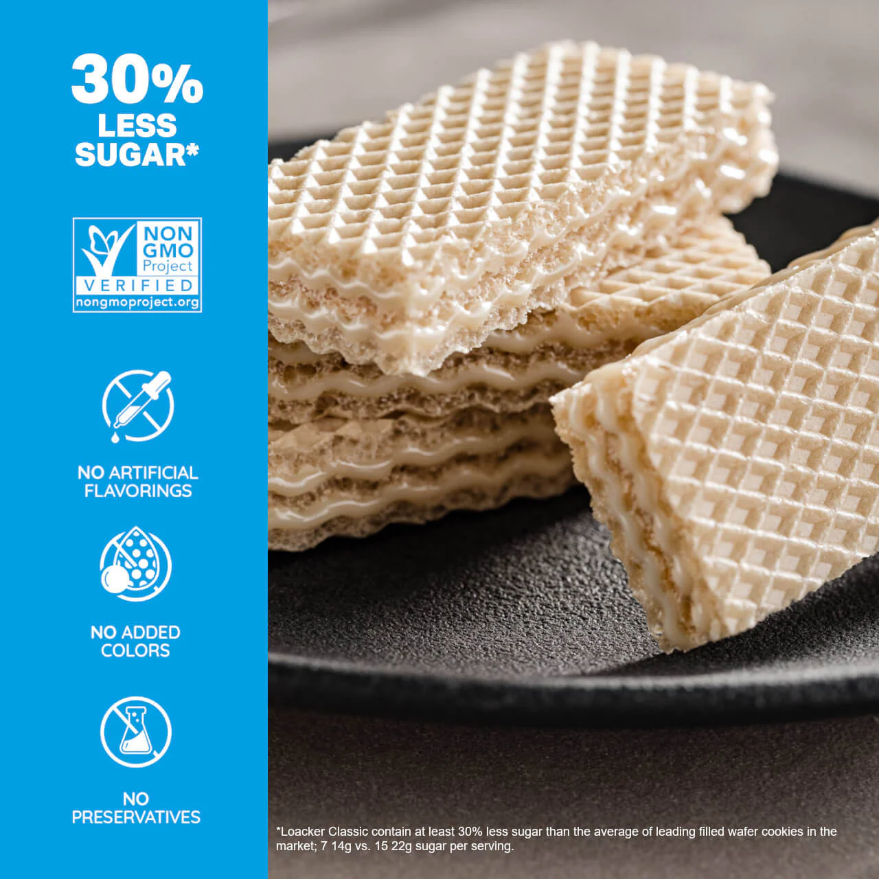 Classic Vanilla, Creme-Filled Wafer Cookies, 6.17 oz. Bag - Image 3