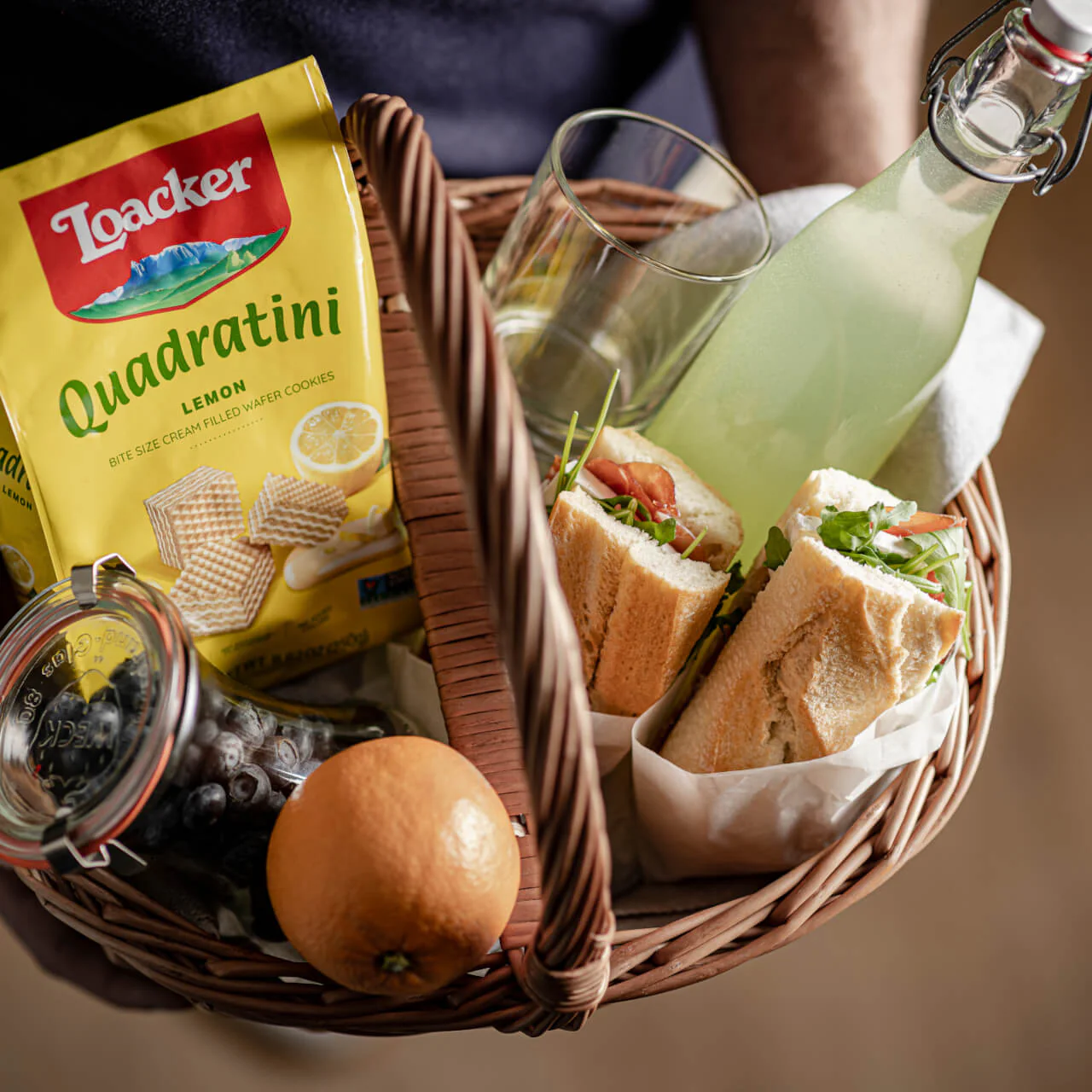 Quadratini Lemon, Crème-Filled Wafer Cookies, 8.82 oz. Bag - Image 4